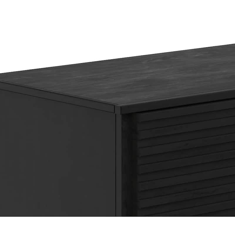 Bridgevine Home Stardust 89 inch TV Stand for TVs up to 100 inches, No Assembly Required