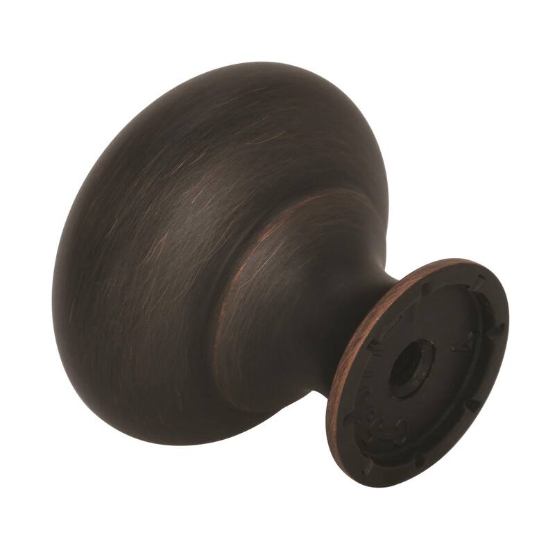 Everyday Heritage 1-1/4 in (32 mm) Diameter Oil-Rubbed Bronze Cabinet Knob - 10 Pack - 1.25