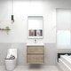 preview thumbnail 8 of 10, Selina 24" Wall Mounted Vanity with Single Sink - 24