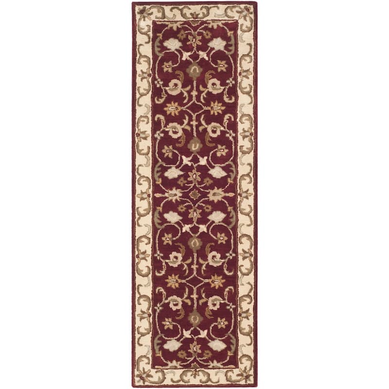 SAFAVIEH Handmade Royalty Soraya Ivory Wool Rug