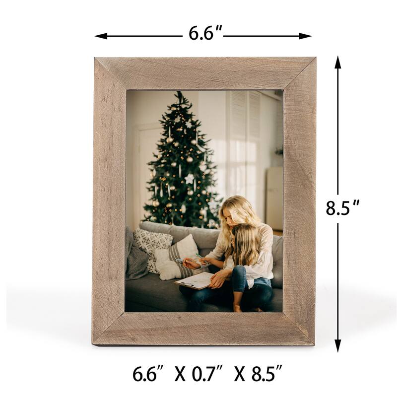 Adeco Set of 3 5x7 Wooden Photo Frames