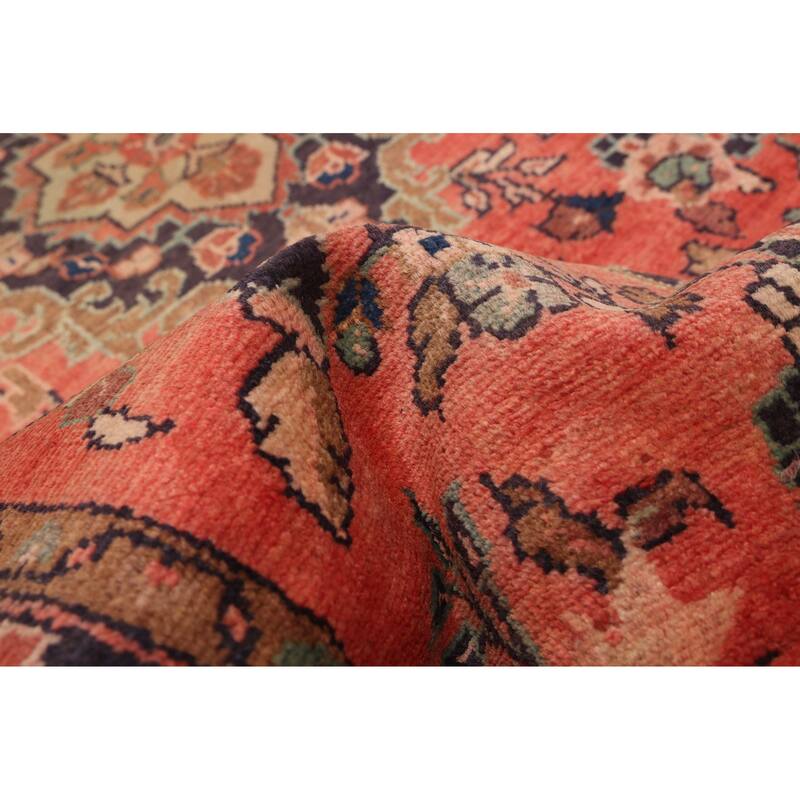 ECARPETGALLERY Hand-knotted Andelz Red Wool Rug - 3'5 x 8'10