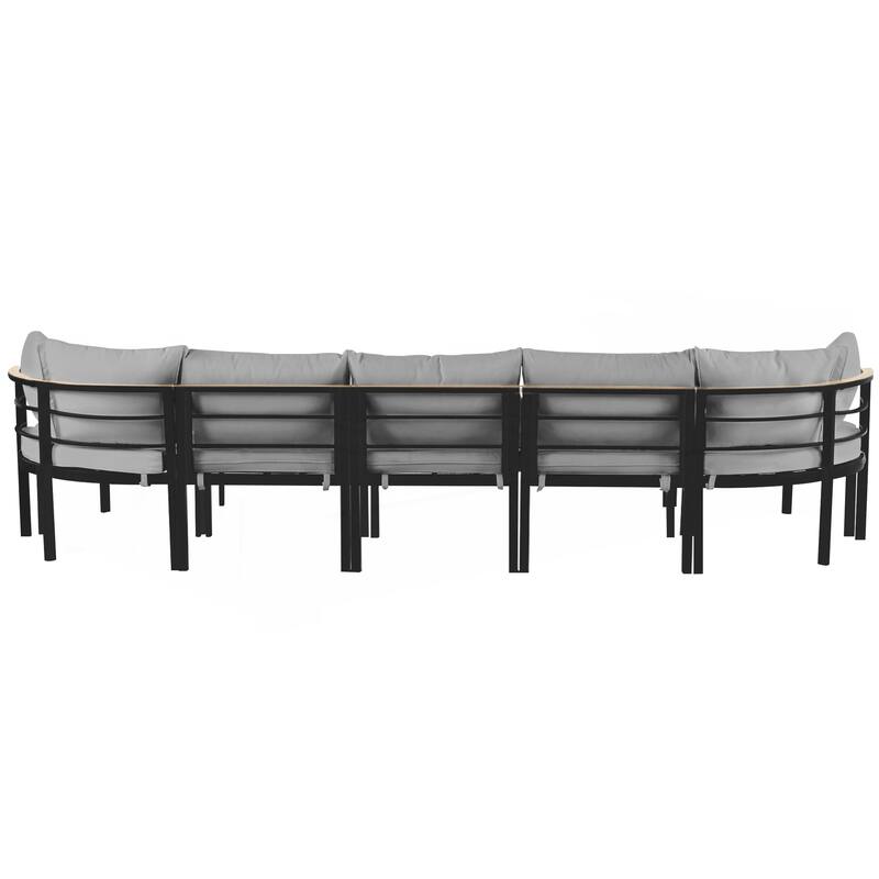 Modern Outdoor Sectional Sofa Set Patio Seating Group