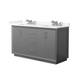 Option Dark Gray / Giotto Quartz Top / Brushed Nickel