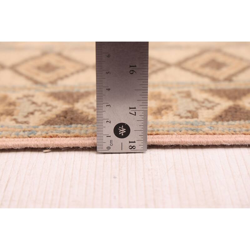 ECARPETGALLERY Hand-knotted Finest Ghazni Brown Wool Rug - 9'0 x 12'4