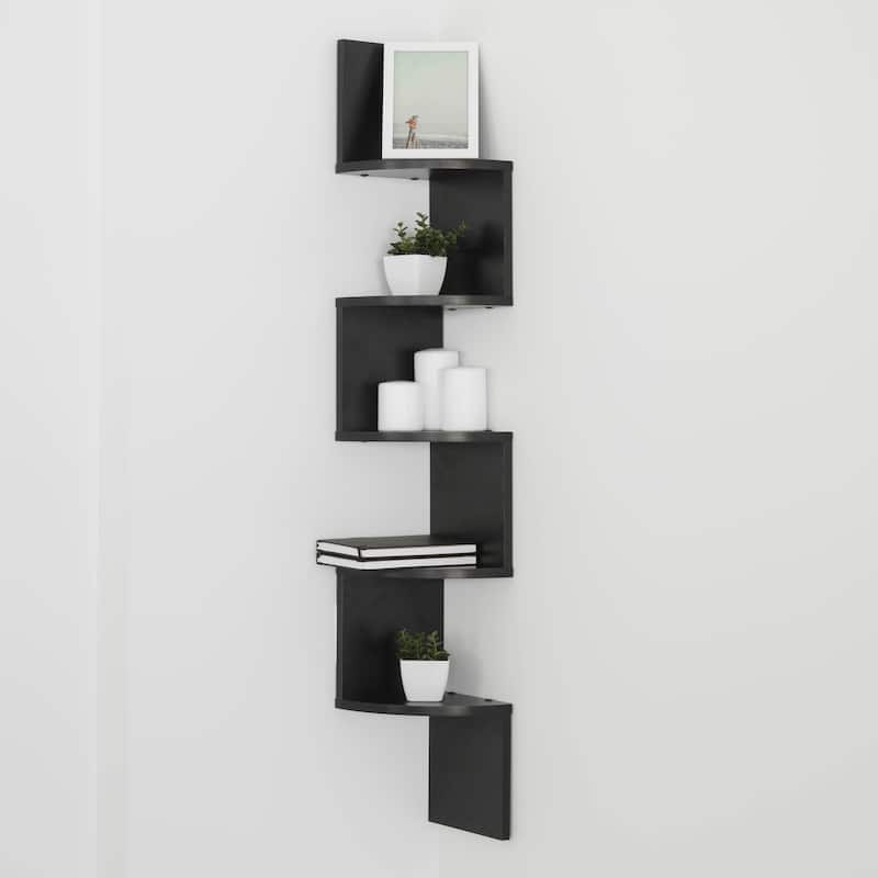 Veneer Corner Wall Mount Shelf