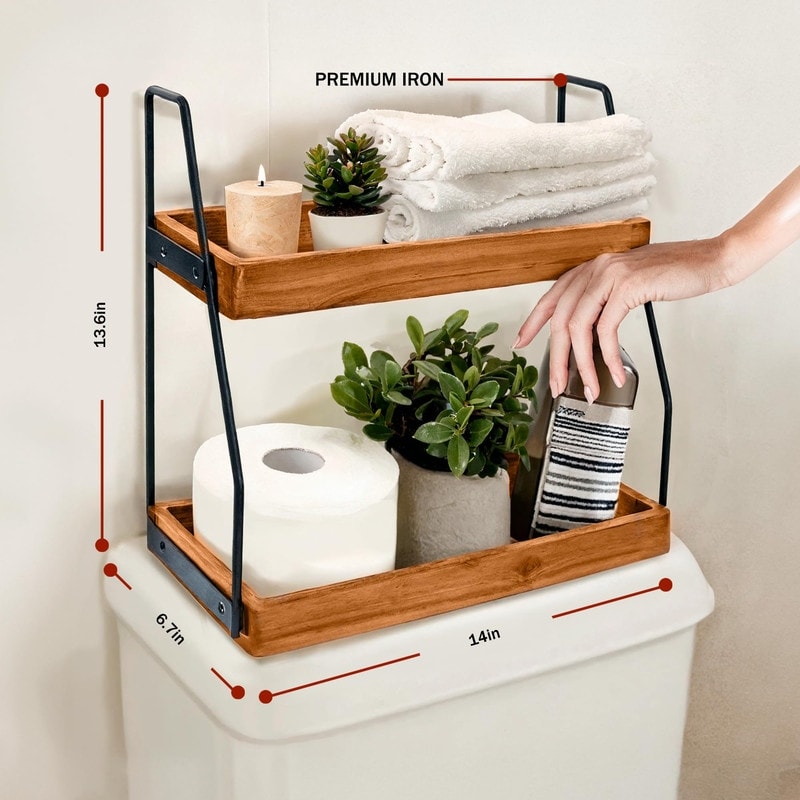 Bathroom Organizer Countertop Perfume Organizer - 13.6 x 14 x 6.7