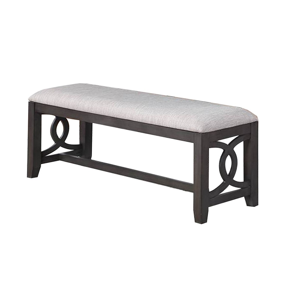 Gianna upholstered shop bench