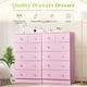 preview thumbnail 58 of 62, 6-Drawer Large Dresser For Bedroom And Chest Of Drawers With Sturdy Construction Wood Storage Organizer For Closet
