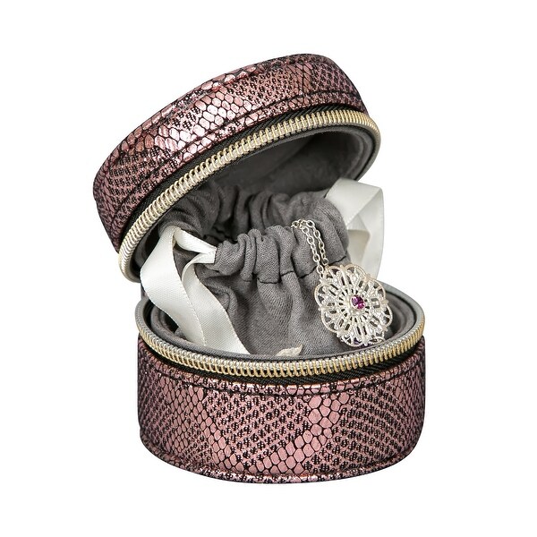 vegan leather jewelry case