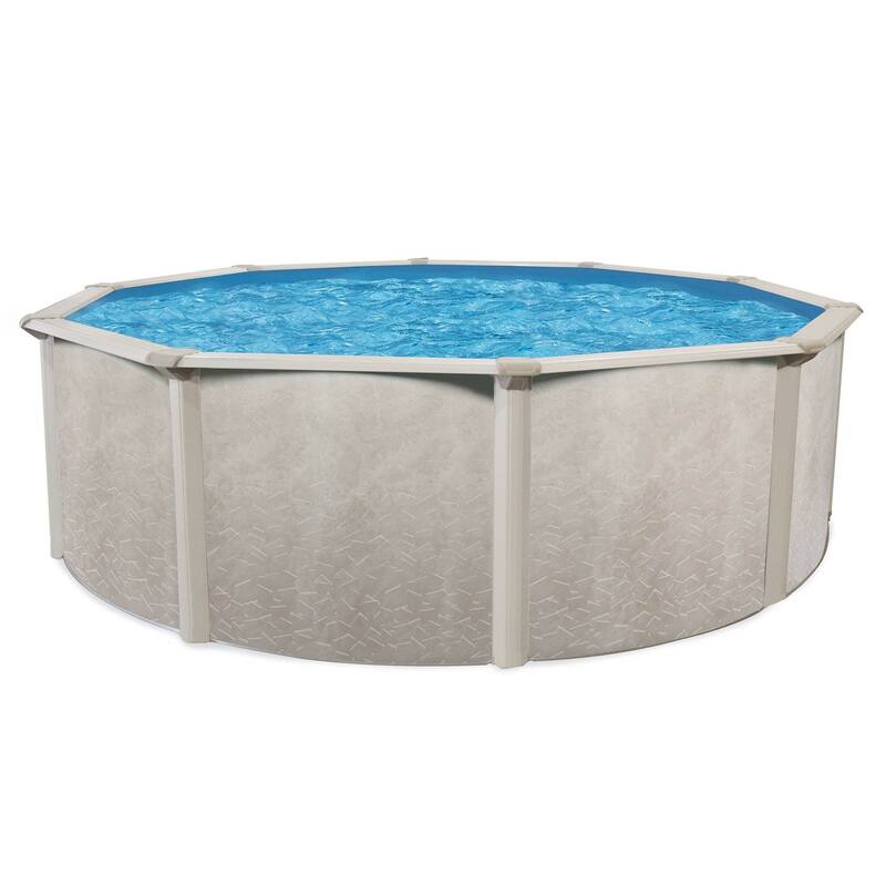 Aquarian Phoenix Series 15 Foot x 52 Inch Steel Frame Above Ground Swimming Pool - 0.01