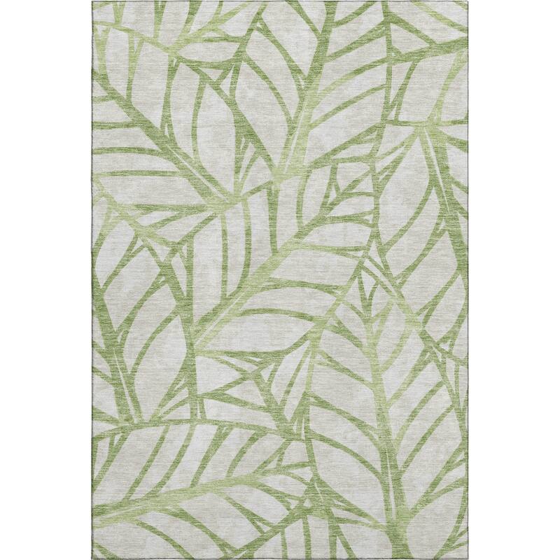 Premium Washable Super Soft Modern Palm Mayfield Rug