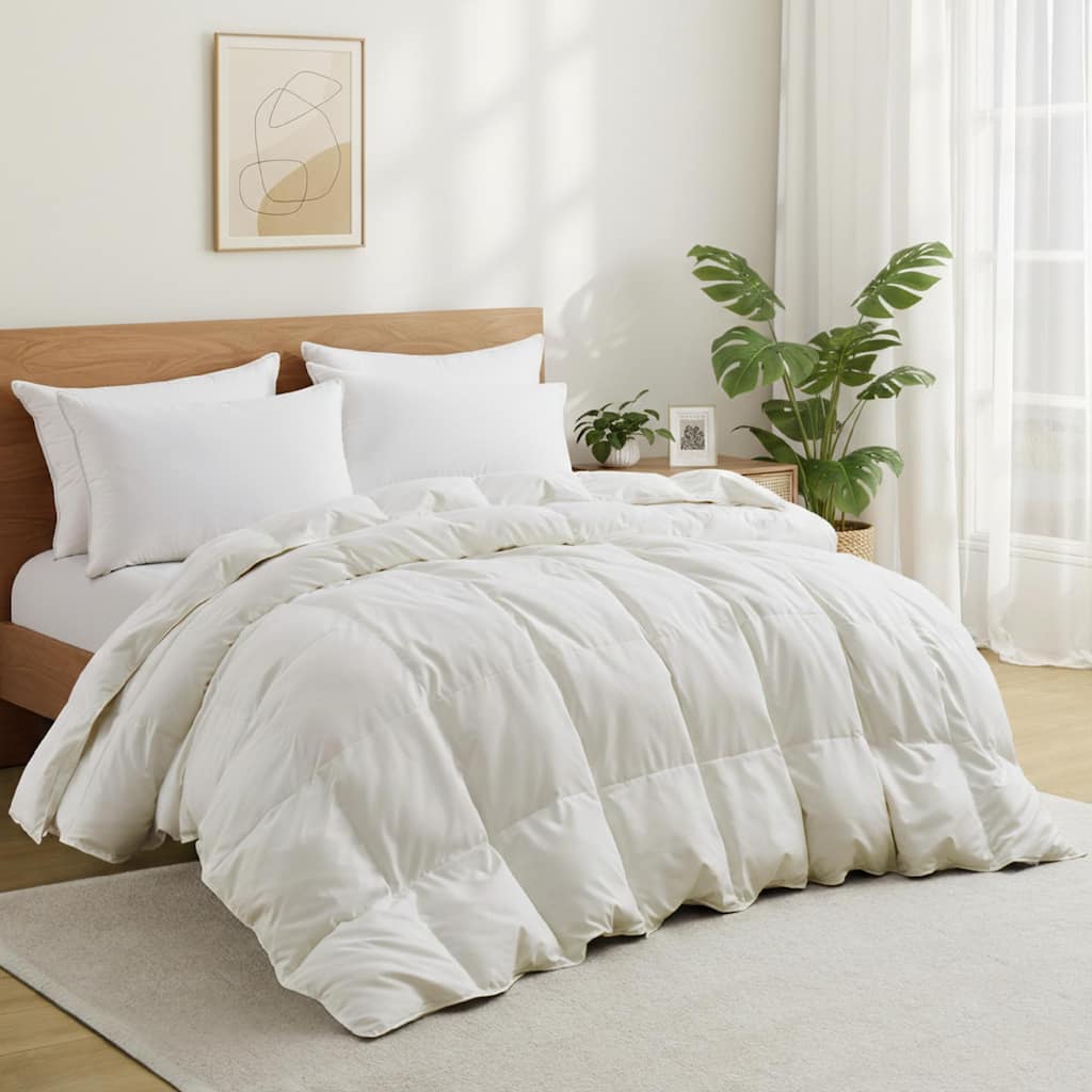 Ultra-Soft Lightweight White Down Feather Fiber Comforter Duvet Insert