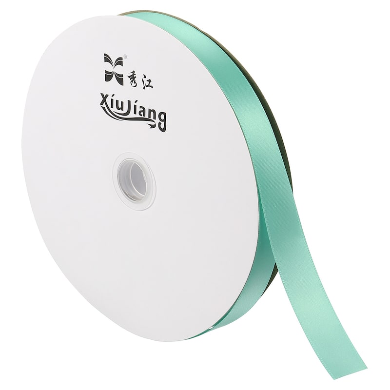 Satin Ribbon, Double Face Solid Crafts Roll for Party Home Decoration