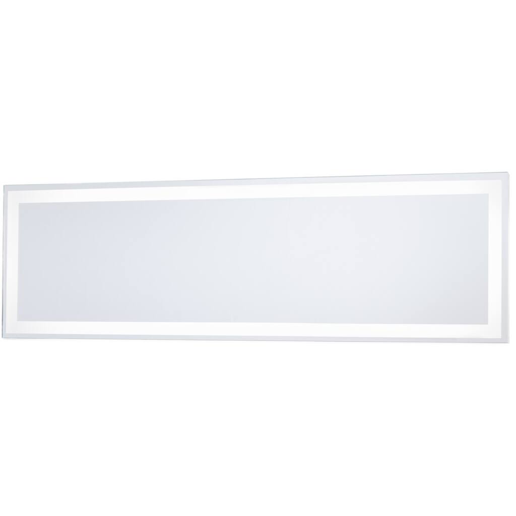 Lavery Vanity White & Frosted Acrylic 1 Light Mirror With Led
