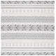 preview thumbnail 11 of 53, SAFAVIEH Augustine Serap Contemporary Cotton Rug 6'4" Square - Anthracite/Cream - Square