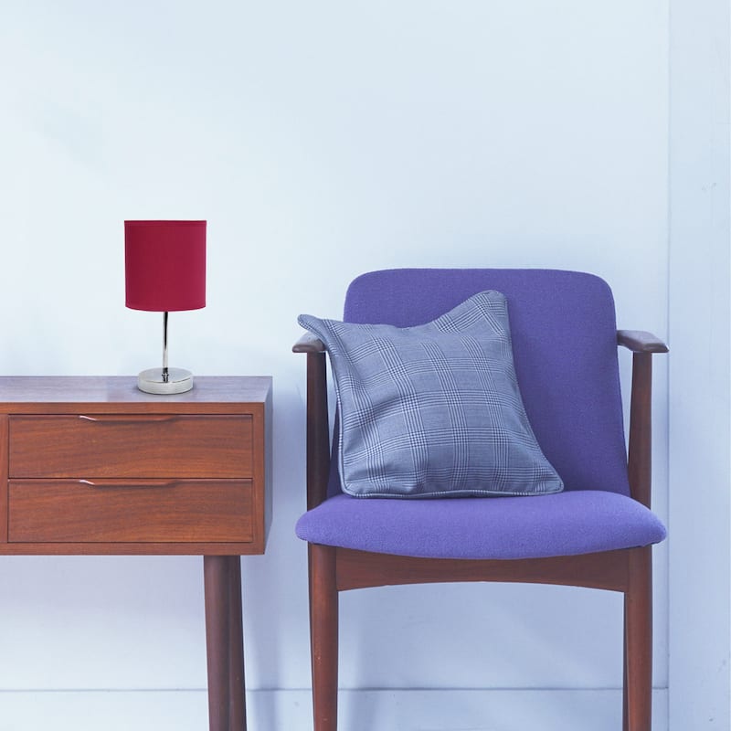 Simple Designs 11.81" Basic Mini Table Lamp with Feit LED Bulb Included - 11.81