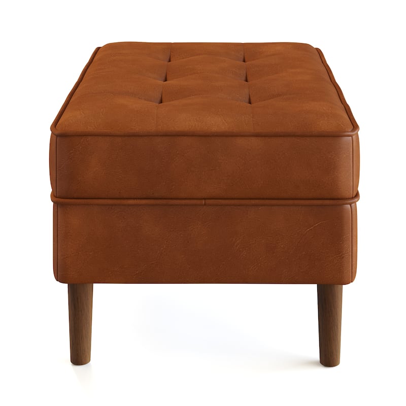 Bloomfield Vegan Leather Rectangular Ottoman