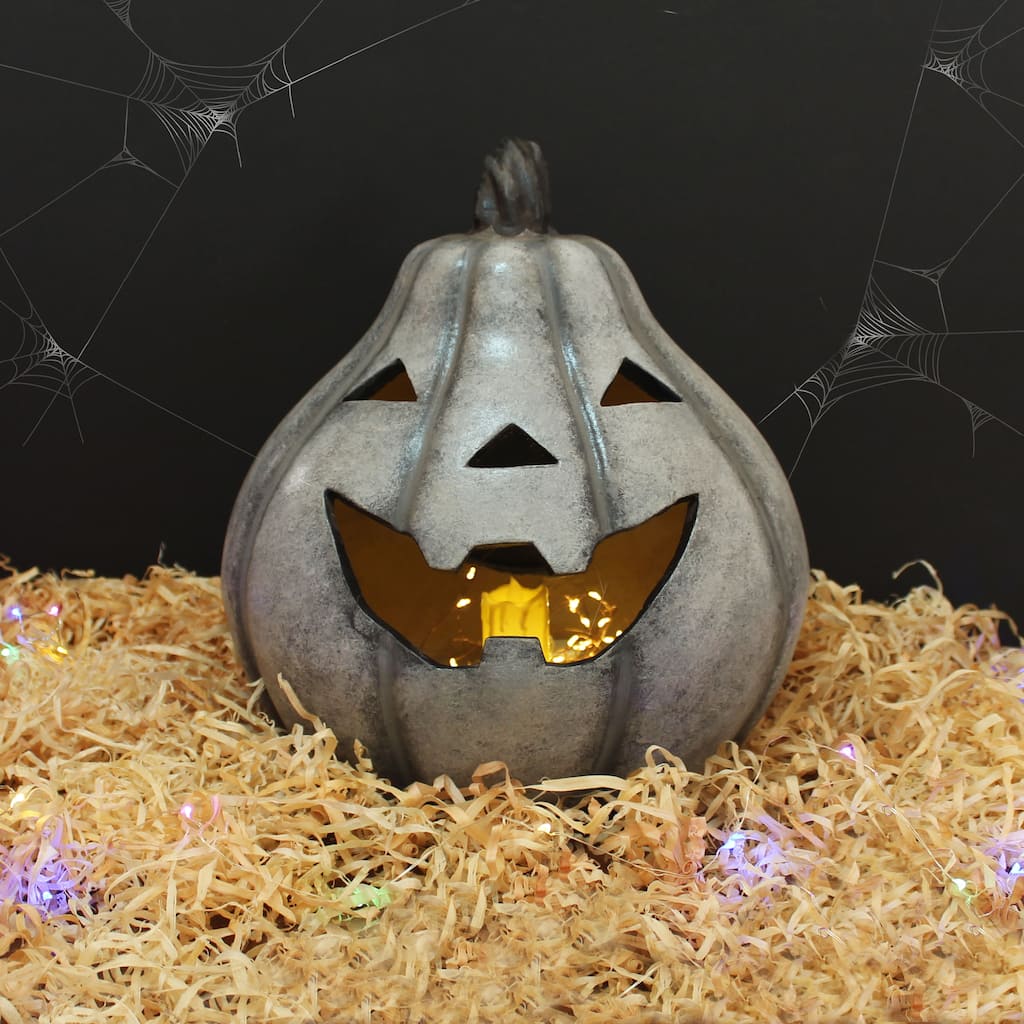 13 in. Smiling Pumpkin