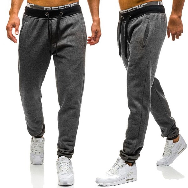 fitted jogging pants