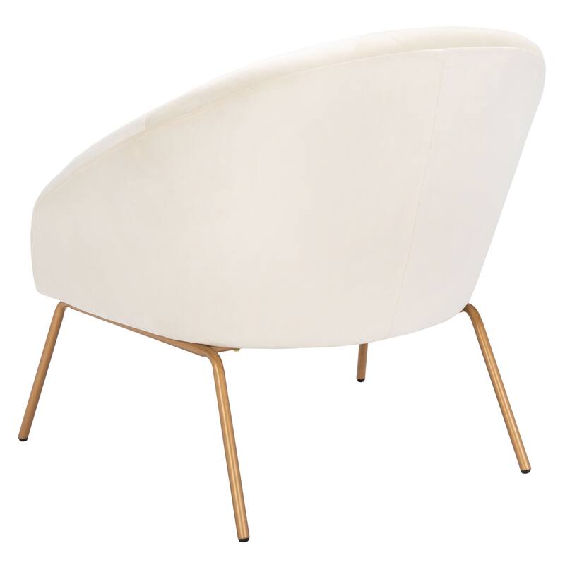 SAFAVIEH Mandi Glam Velvet Accent Chair - 32.3" W x 29.5" L x 30" H