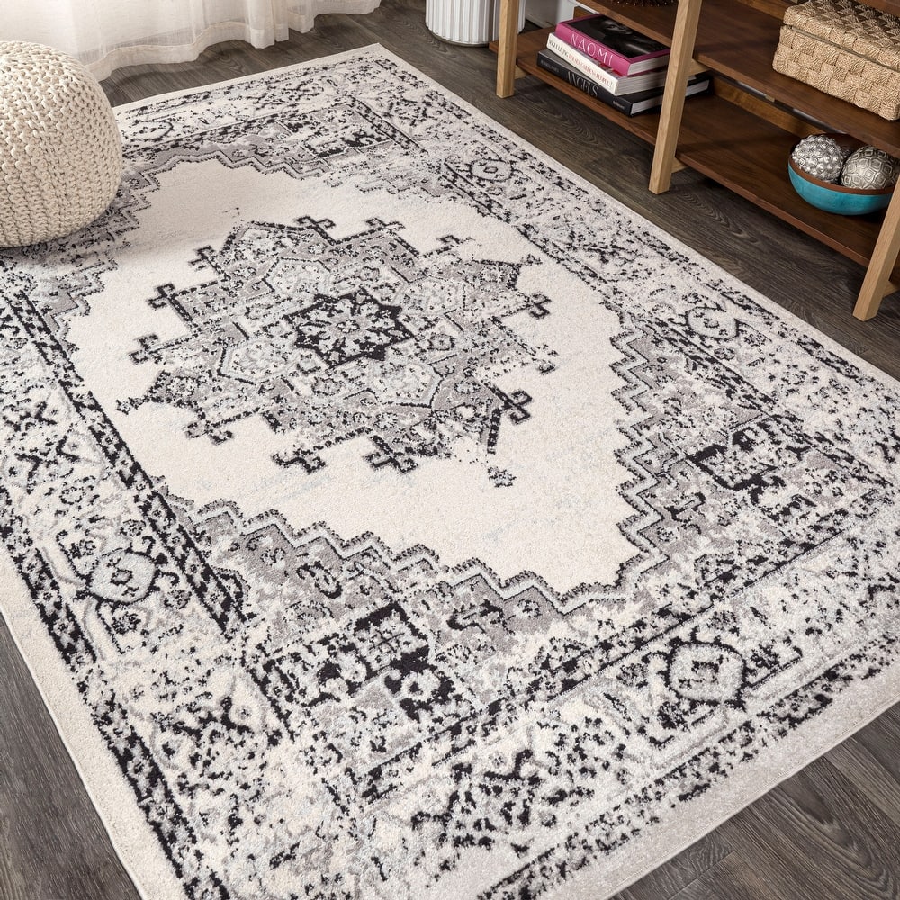 JONATHAN Y Boho Cottage Medallion Area Rug