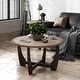 preview thumbnail 1 of 23, COZAYH Rustic Farmhouse End Table, French Country Accent Coffee Table for Family, Small Spaces CoffeeTable - X-Cross