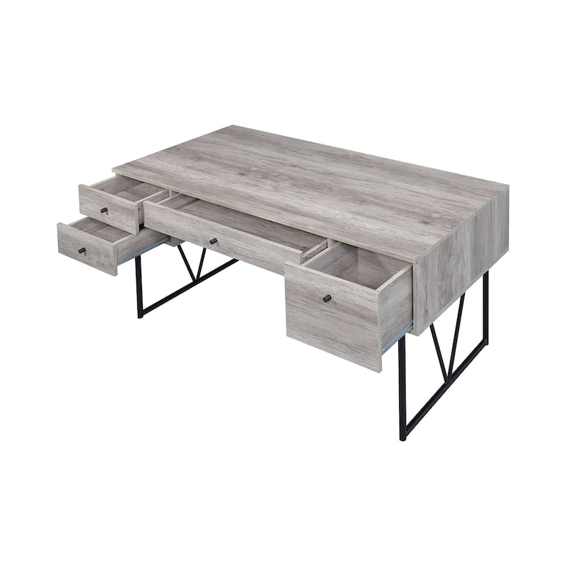 Analiese Farmhouse 63-inch 4-Drawer Writing Desk