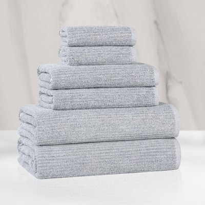 Superior Destin Viscose Cotton Blend 6 Piece Towel Set