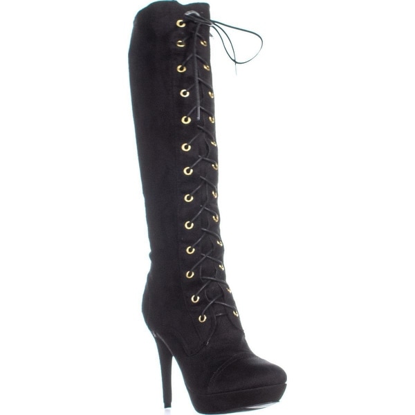 xoxo boots lace up