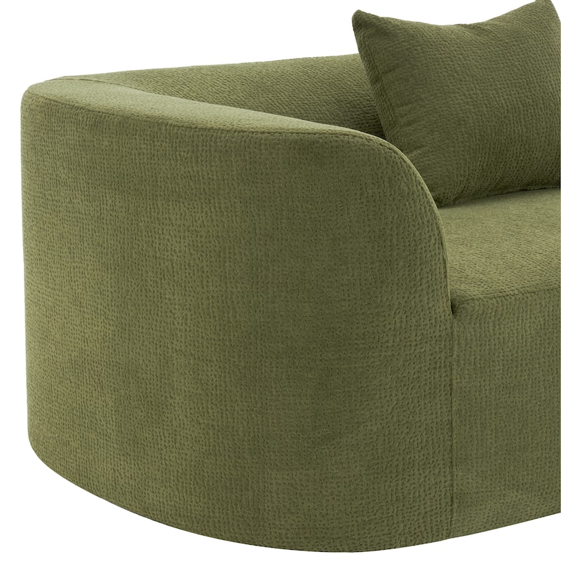 Christopher Knight Home - Olivia Curved Foam Sofa Set - 116"L