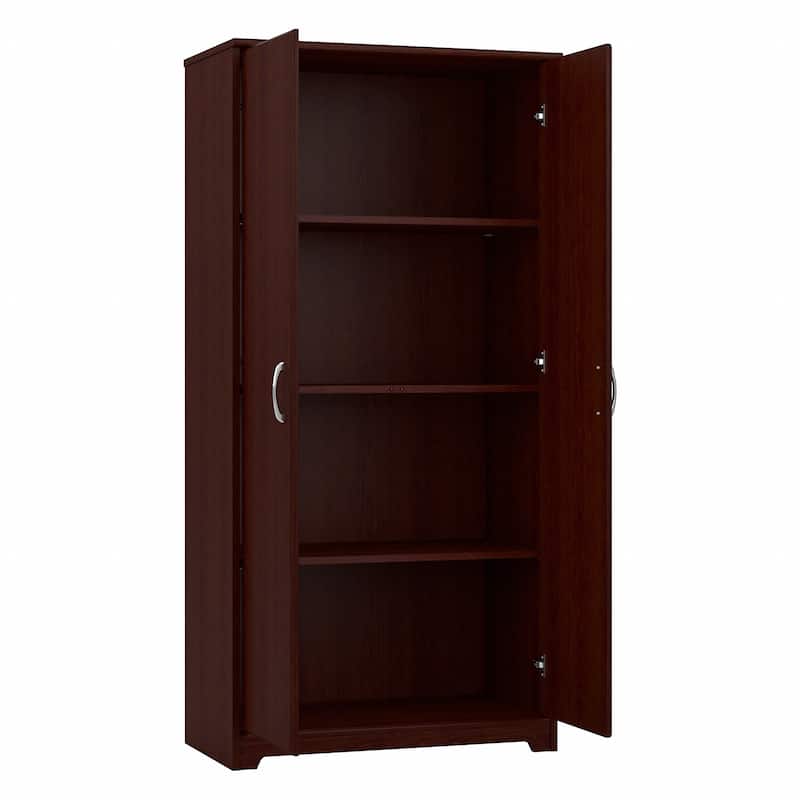 Cabot Tall Storage Cabinet with Doors by Bush Furniture