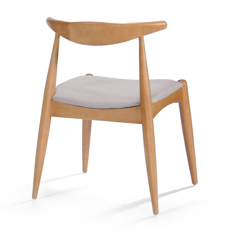 Francie Mid-Century Modern Dining Chairs (Set of 2) by Christopher Knight Home - 20.50" W x 20.25" L x 29.75" H