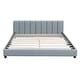preview thumbnail 4 of 34, Platform Bed & Daybed Sectional Upholstered Bed Mother & Child Bed Grounded Bed Stripe Upholstered Bed- Queen & Twin XL Size