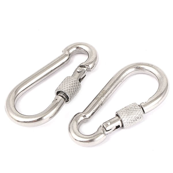 Stainless Steel Silver Reznor Screw Lock Carabiner at ₹ 39/piece in New