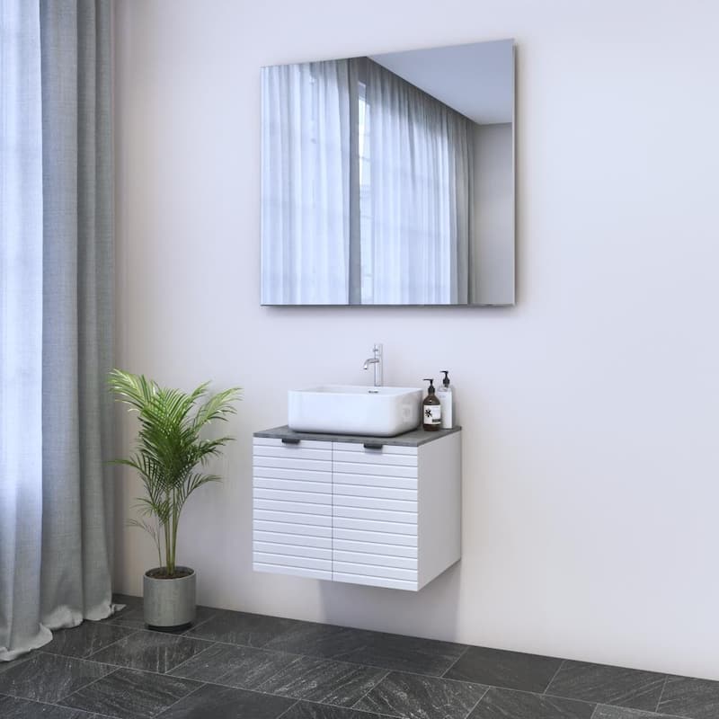Capri 2D 60 Floating Bathroom Vanity (24" Width)
