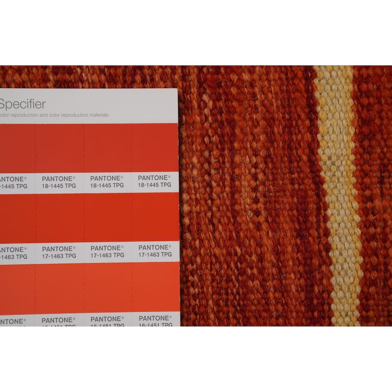 Hand Woven Southwestern Wool Multi-Colored Geometric Area Rug - 7' 11'' X 4' 10''