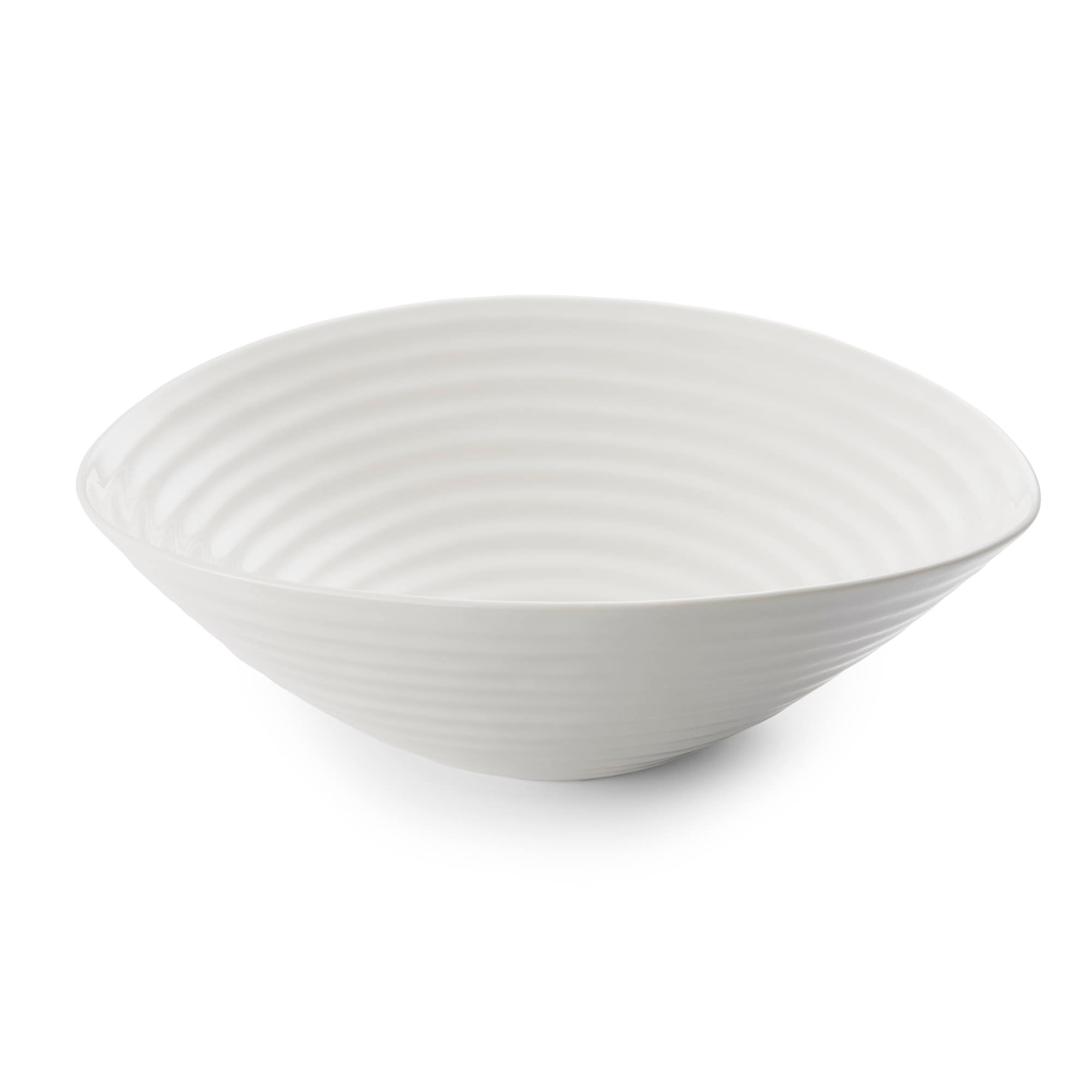 Portmeirion Sophie Conran White Large Salad Bowl - 13 inch