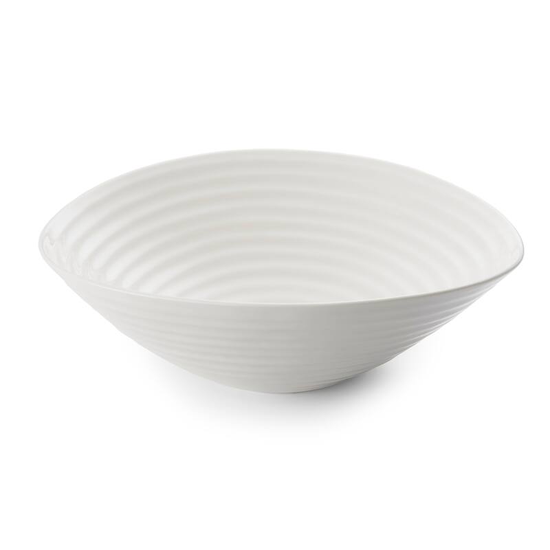 Portmeirion Sophie Conran White Large Salad Bowl - 13 inch - White - 1 Piece