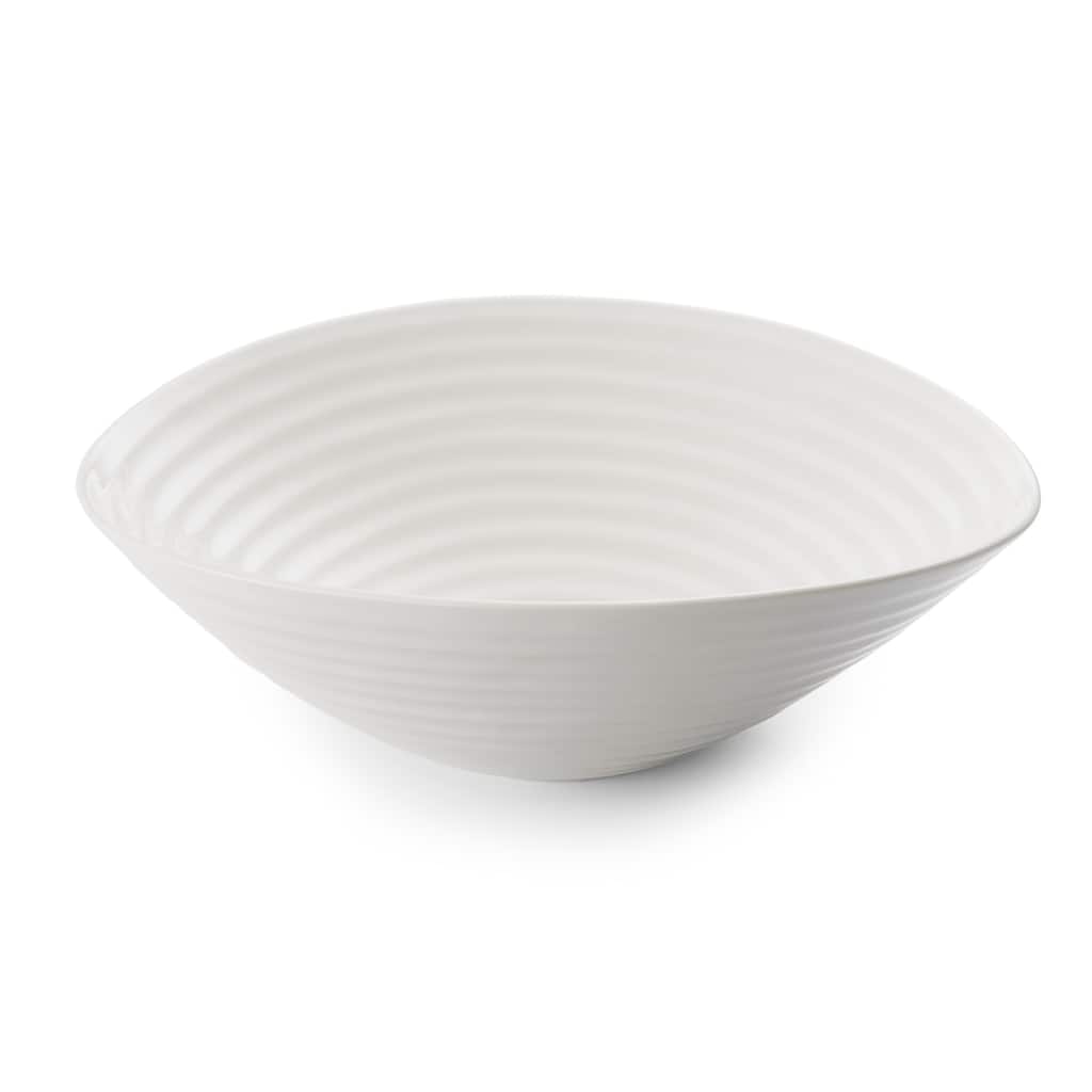 Portmeirion Sophie Conran White Large Salad Bowl - 13 inch
