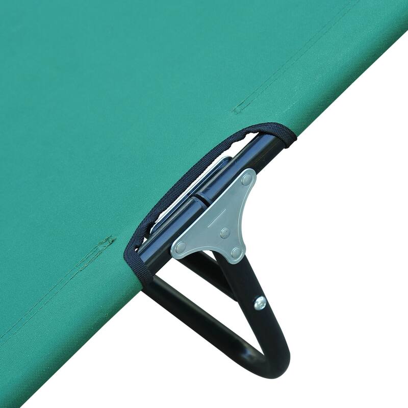 Steel Framed Terrace Sunbathing Folding Lounger