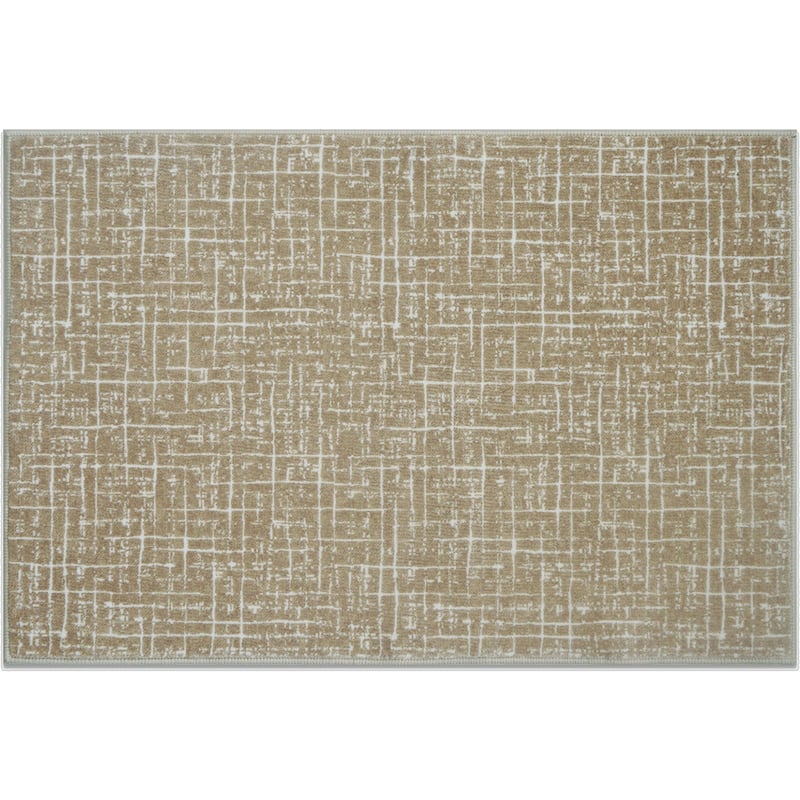 HomeRoots Striped Modern, Contemporary Rectangle Area Rug - 8' X 10'