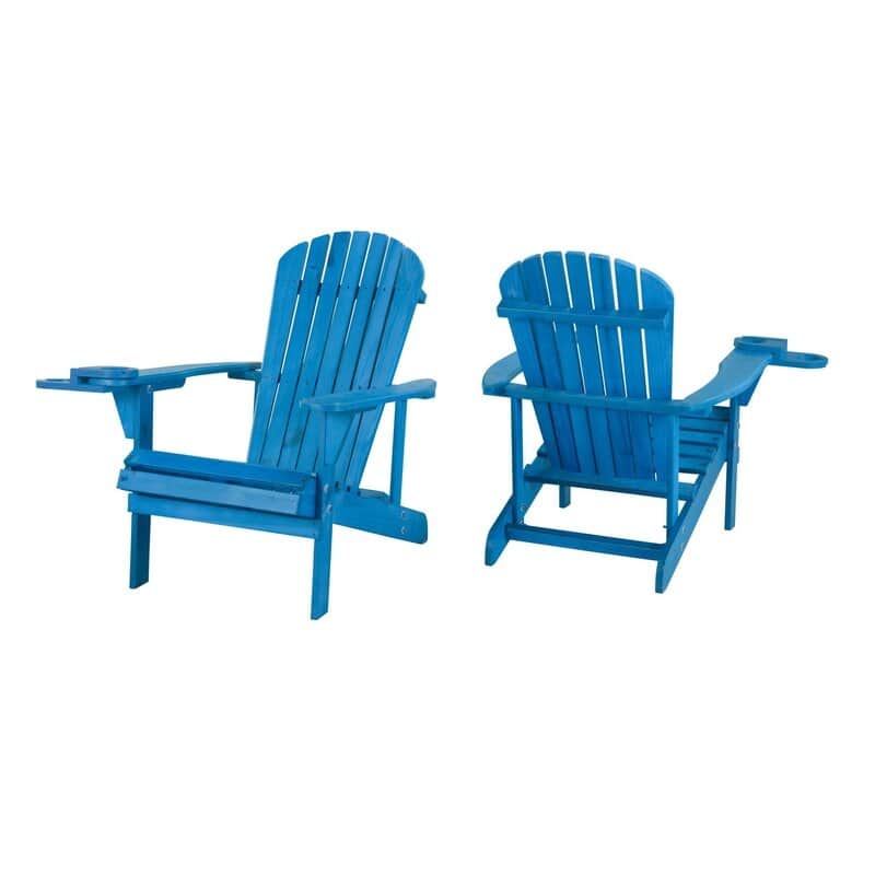 Earth Collection Adirondack Chair (Set of 2) - Sky Blue