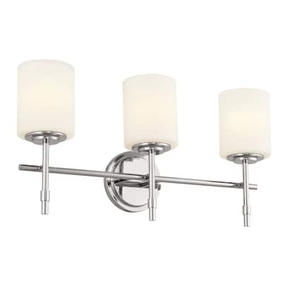 Kichler Lighting Ali 23.25 in. 3-Light Polished Nickel Vanity Light