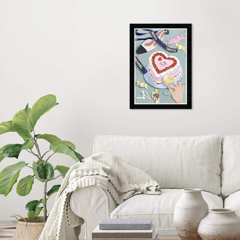 Wynwood Studio Celebration Essentials Framed Trendy Fashion Kitchen Art Prints