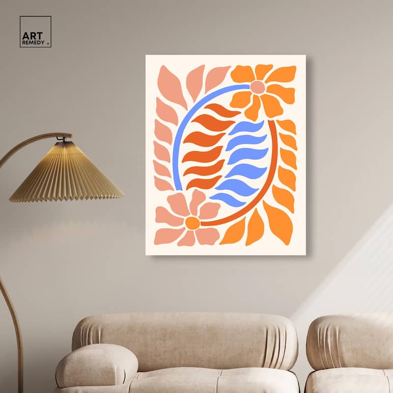 Floral Vine II Canvas by Art Remedy, Gallery Wrapped