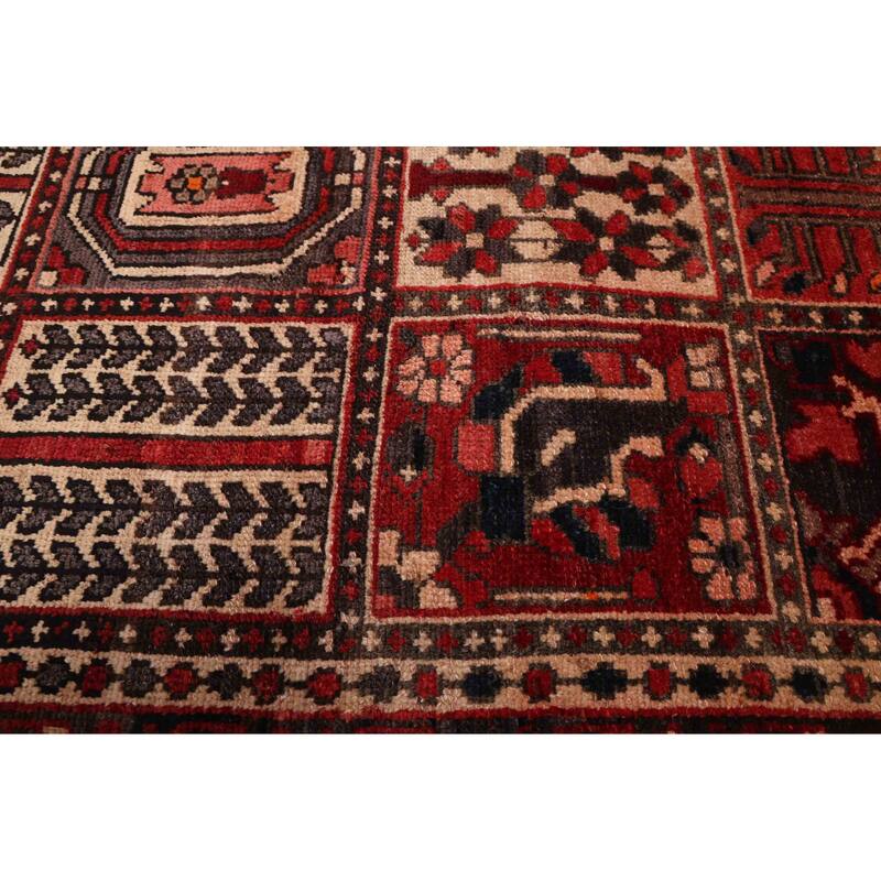 ECARPETGALLERY Hand-knotted Kayseri Vintage Red Wool Rug - 6'9 x 9'7