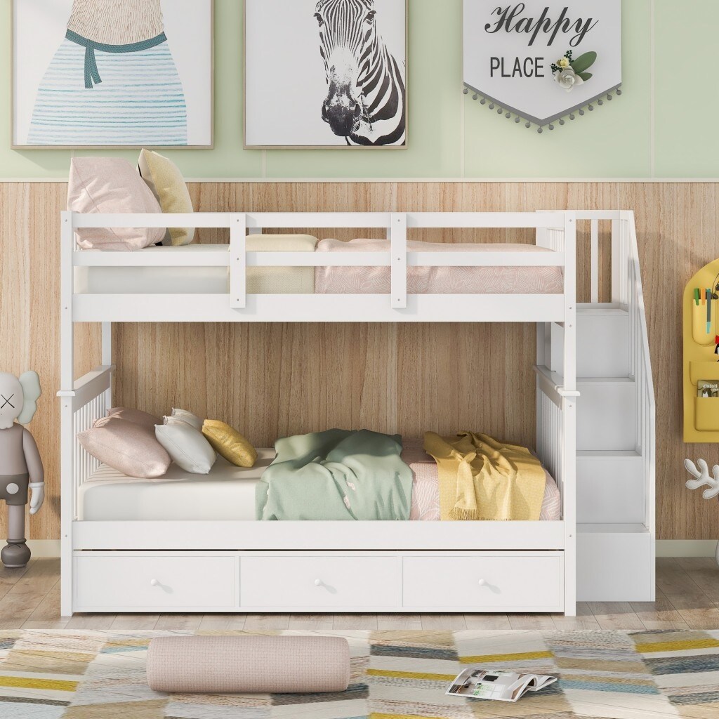 White double bunk bed store