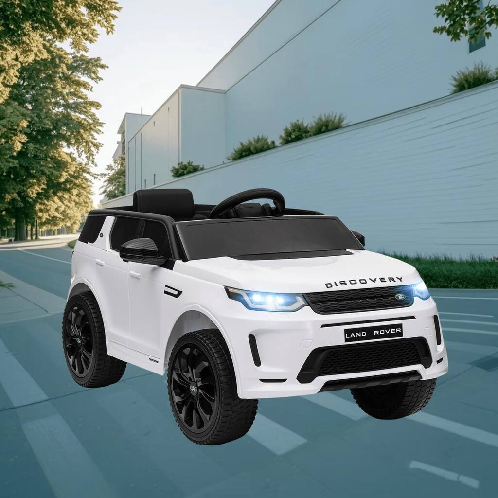 Licensed Land Rover Discovery Sport Electric Ride-On Car for Kids with Parental Remote Control, Soft Start, and Music Features