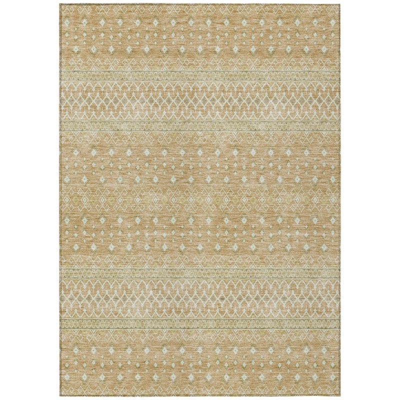 Machine Washable Indoor/ Outdoor Chantille Morrocan Boho Rug